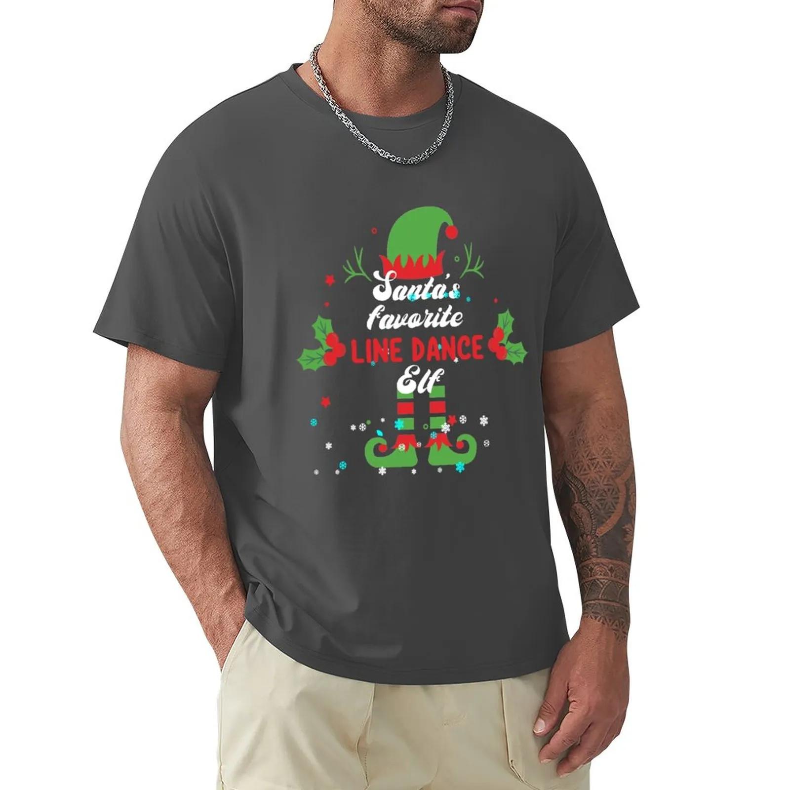 남성용 크리스마스 라인 댄스 라인 댄싱 티셔츠, 승화 티셔츠, 재미있는 티셔츠, 애니메이션 빈티지 티셔츠
